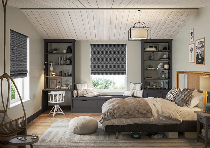 Hexgem, Onyx - Roman Blind - Image 8